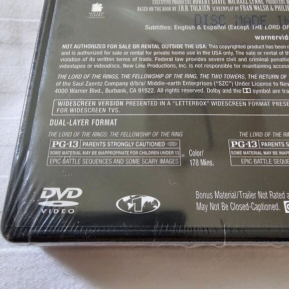 The Lord Of The Rings Theatrical Versions 3-Film Collection DVD - Picture 5 of 9